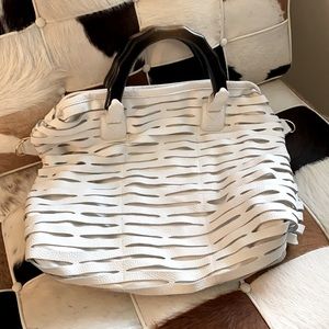 Romygold white slasher bike bag